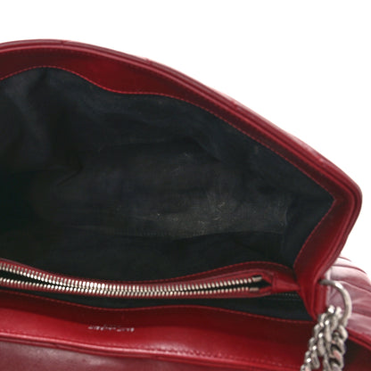 Saint Laurent Calfskin Y Quilted Monogram Medium Loulou Chain Satchel Palissandre 5 of 14