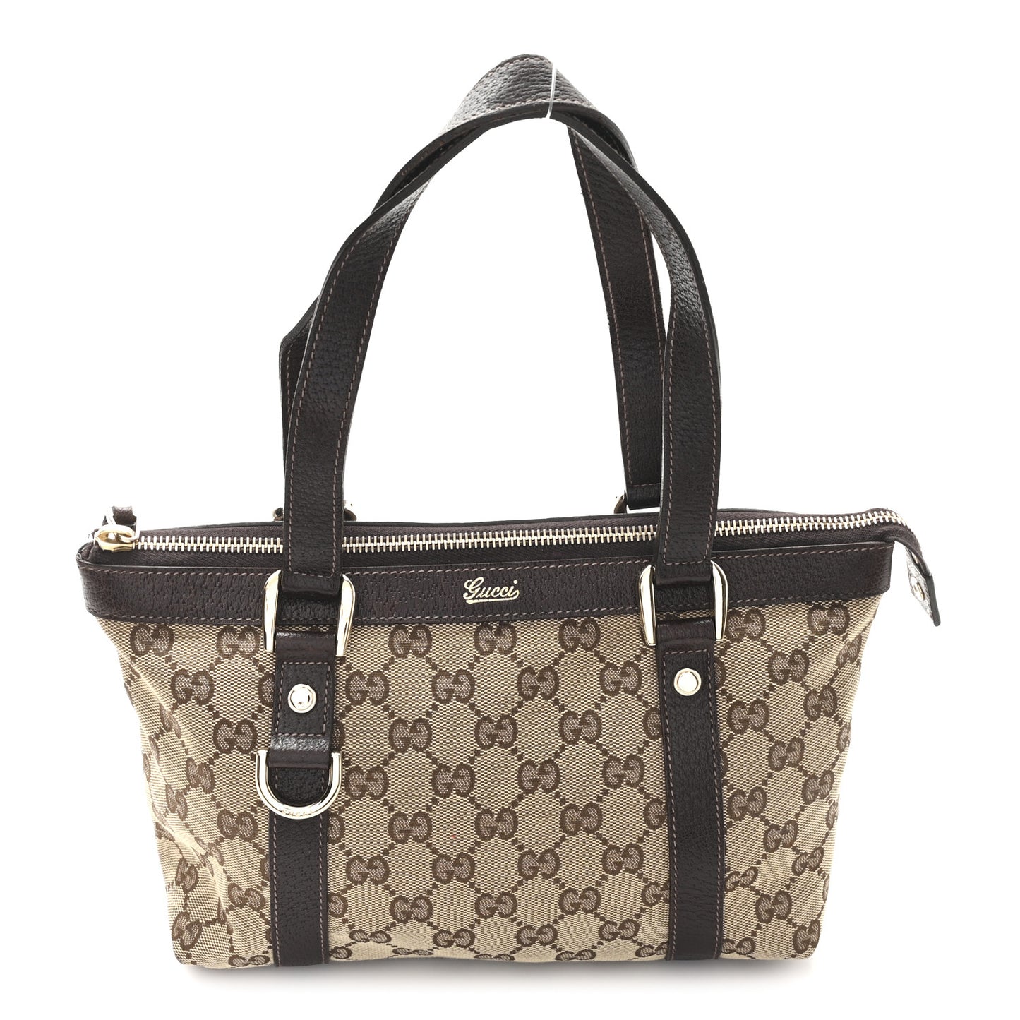 Monogram Small Abbey Tote Dark Brown