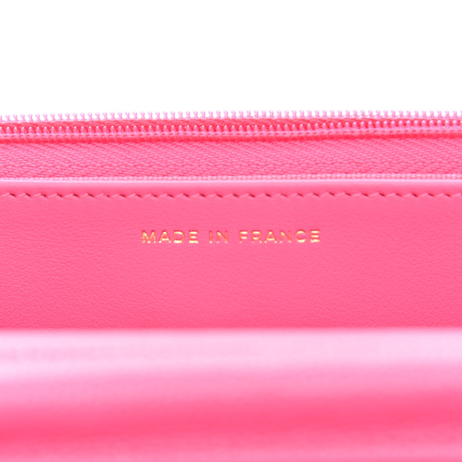 Chanel Caviar Quilted Wallet on Chain WOC Fuchsia 7 of 11