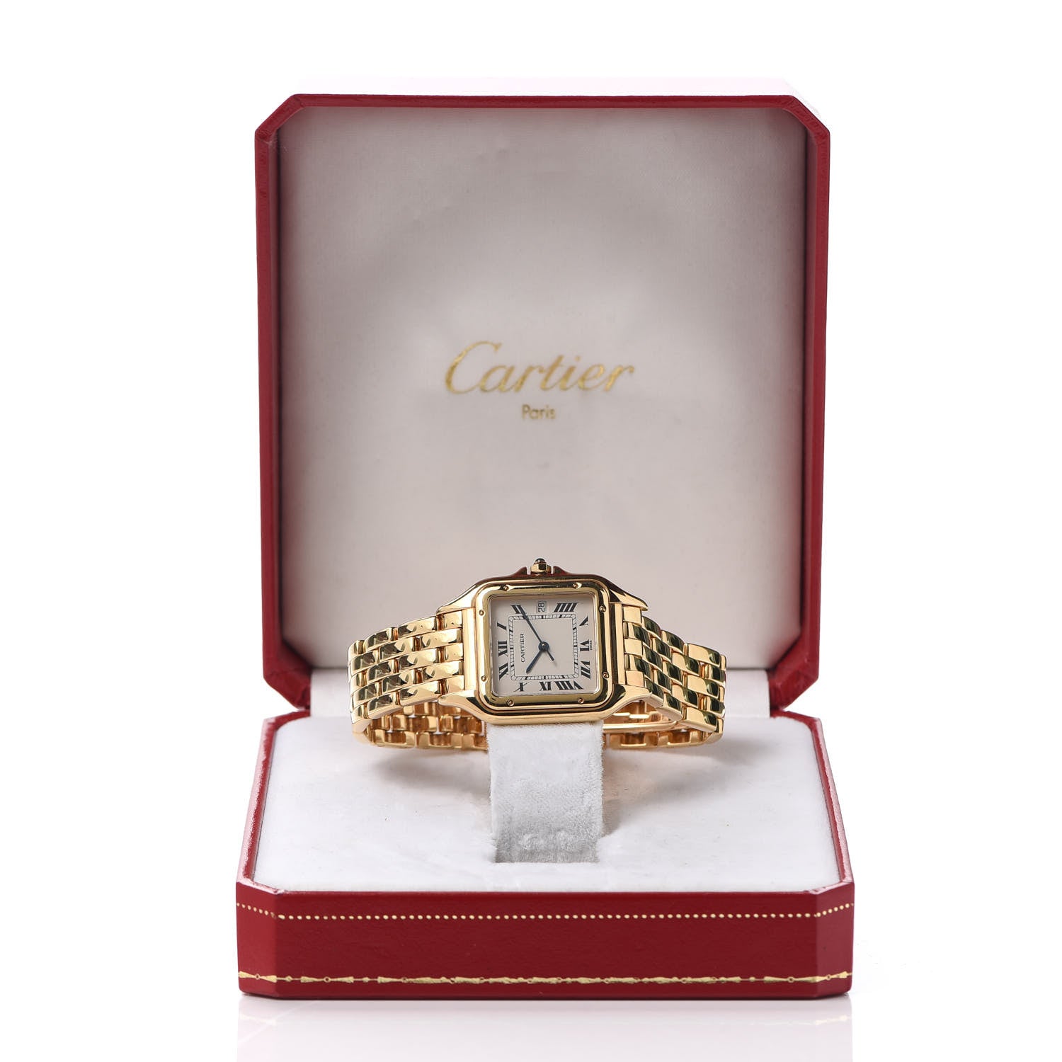 Cartier 18K Yellow Gold 29mm Panthere Quartz Watch 6 of 6