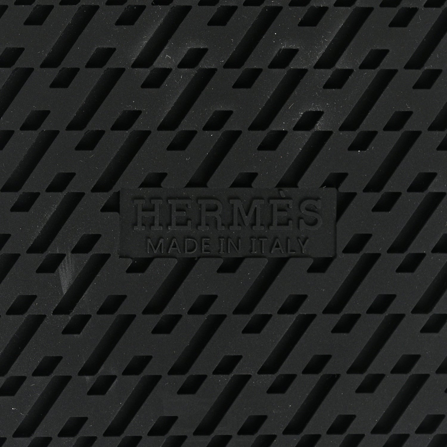 Hermes Calfskin Mens Chypre Sandals 39 Black 6 of 9