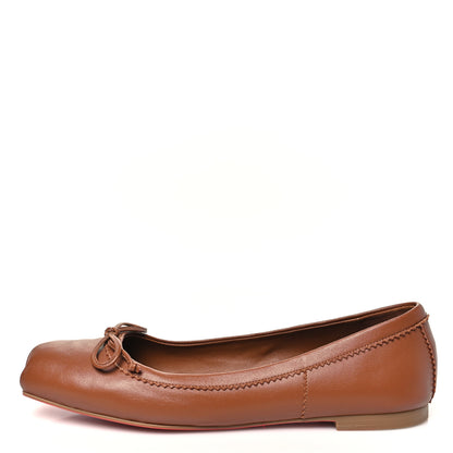 Christian Louboutin Nappa Mamadrague Flats 37 Brown 1 of 8