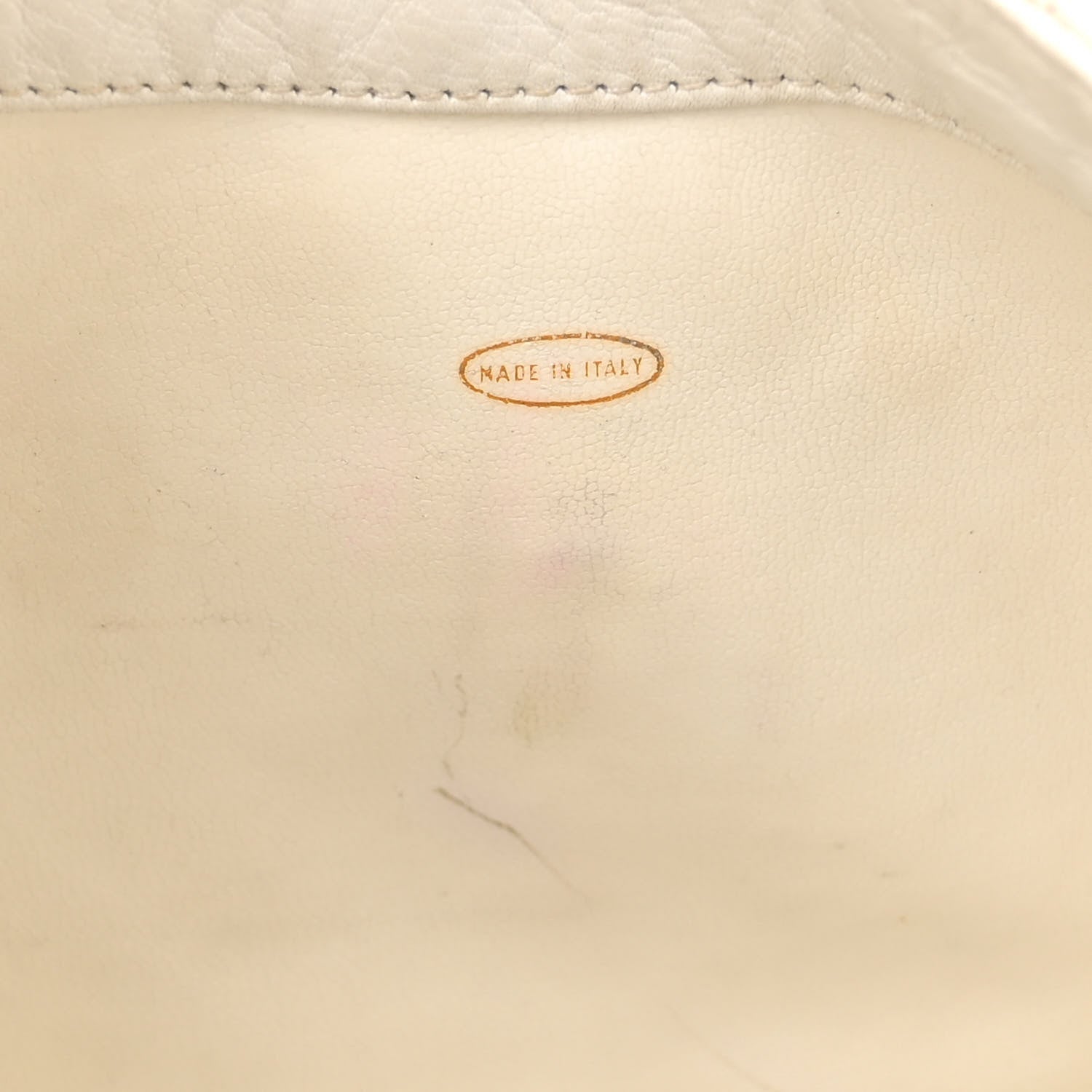 Chanel Lambskin Stitched Shoulder Bag White 7 of 13