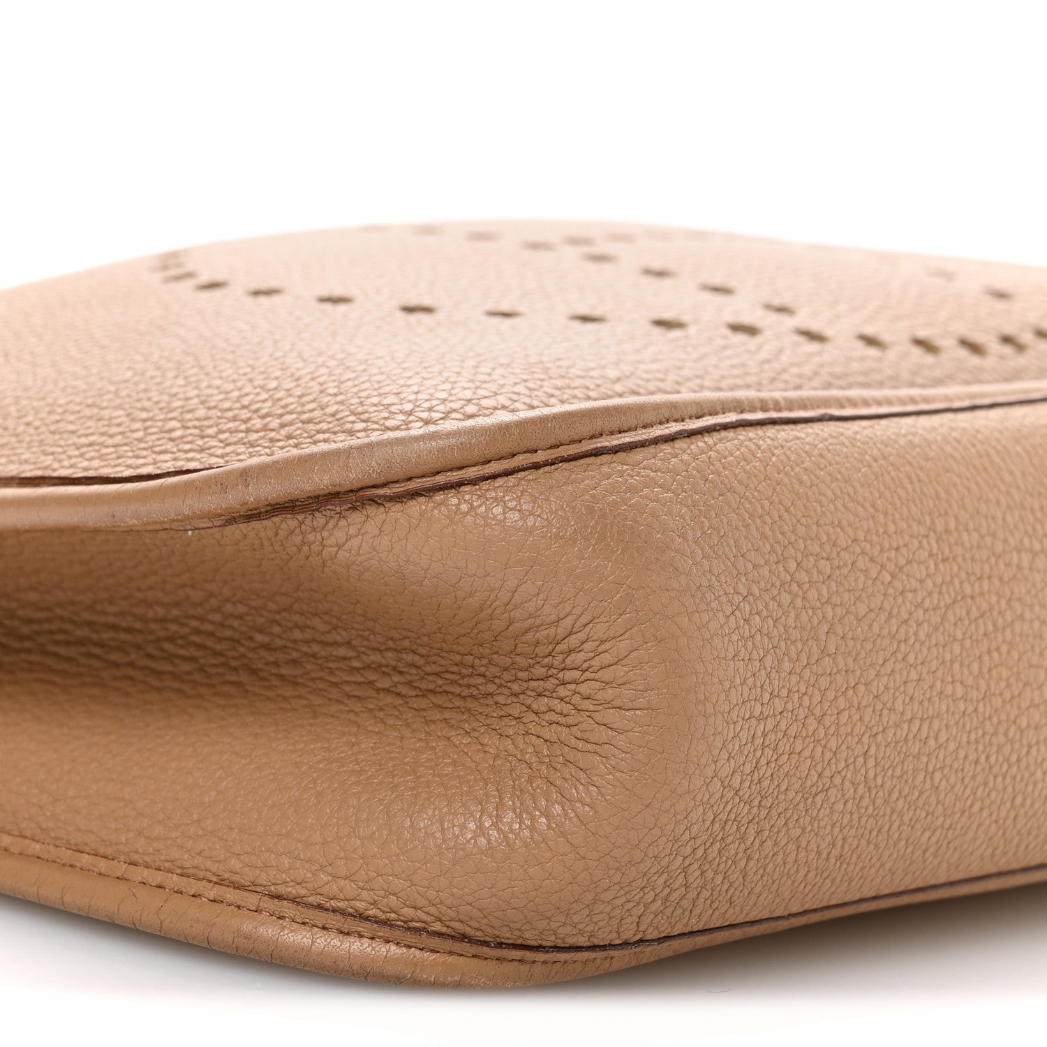 Hermes Taurillon Clemence Evelyne GM Tabac Camel 9 of 11