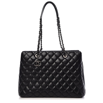 Chanel Caviar Quilted City Shopping Tote Black 1 of 16
