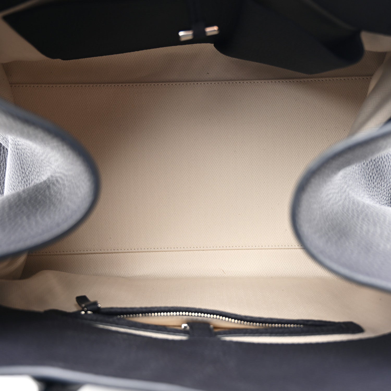 The Row Matte Grained Calfskin Soft Margaux 15 Marine 4 of 8