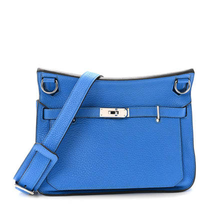 Hermes Taurillon Clemence Jypsiere 28 Bleu Hydra 1 of 9