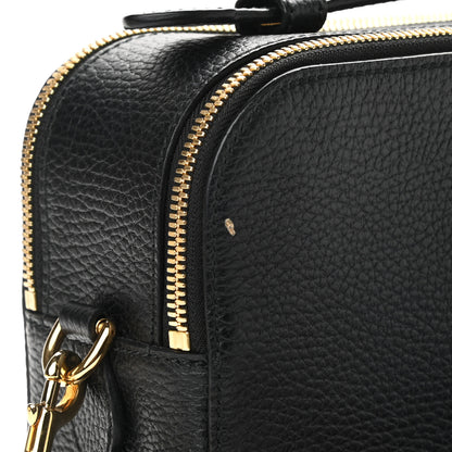 Gucci Grained Calfskin Sylvie Web Kingsnake Small Camera Bag Black Multicolor 11 of 12