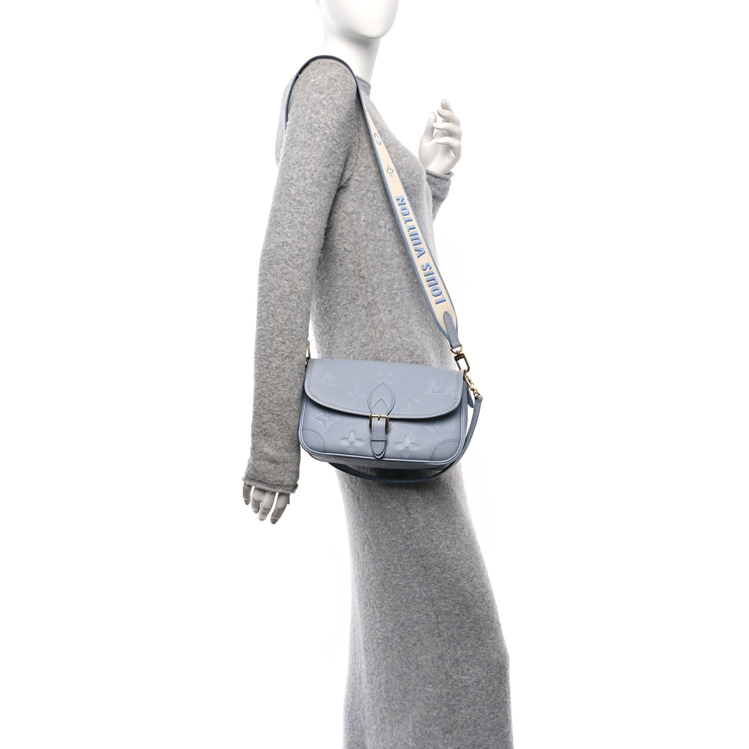 Louis Vuitton Empreinte Monogram Giant Diane Blue Hour 2 of 10