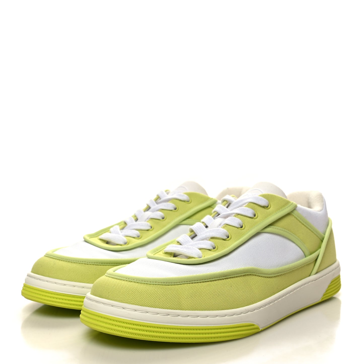 Fabric Womens Logo Sneakers 39 Green