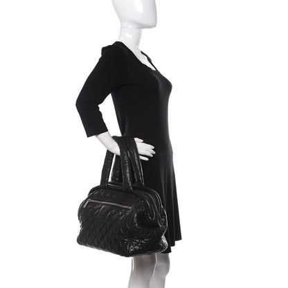 Chanel Lambskin Coco Cocoon Bowler Black 2 of 10
