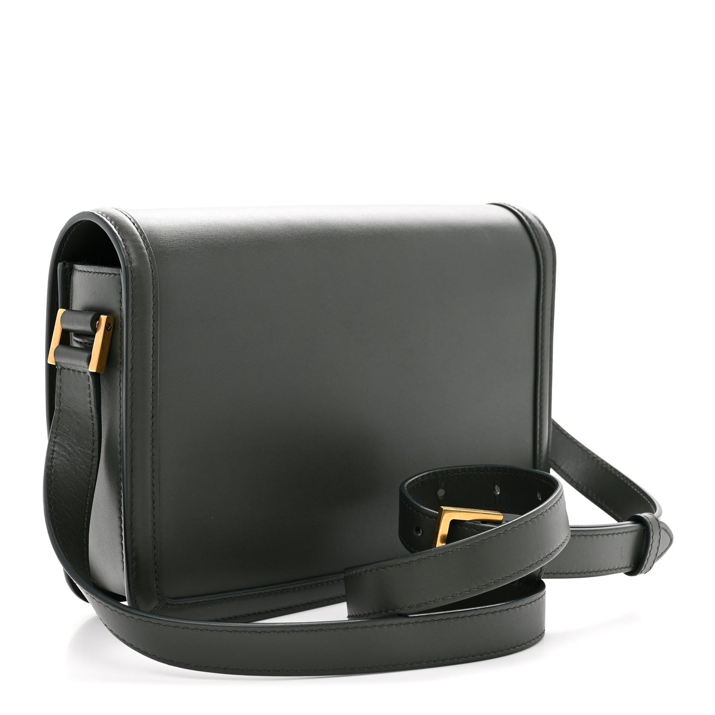 Box Calfskin Monogram Medium Solferino Satchel Vert Fonce