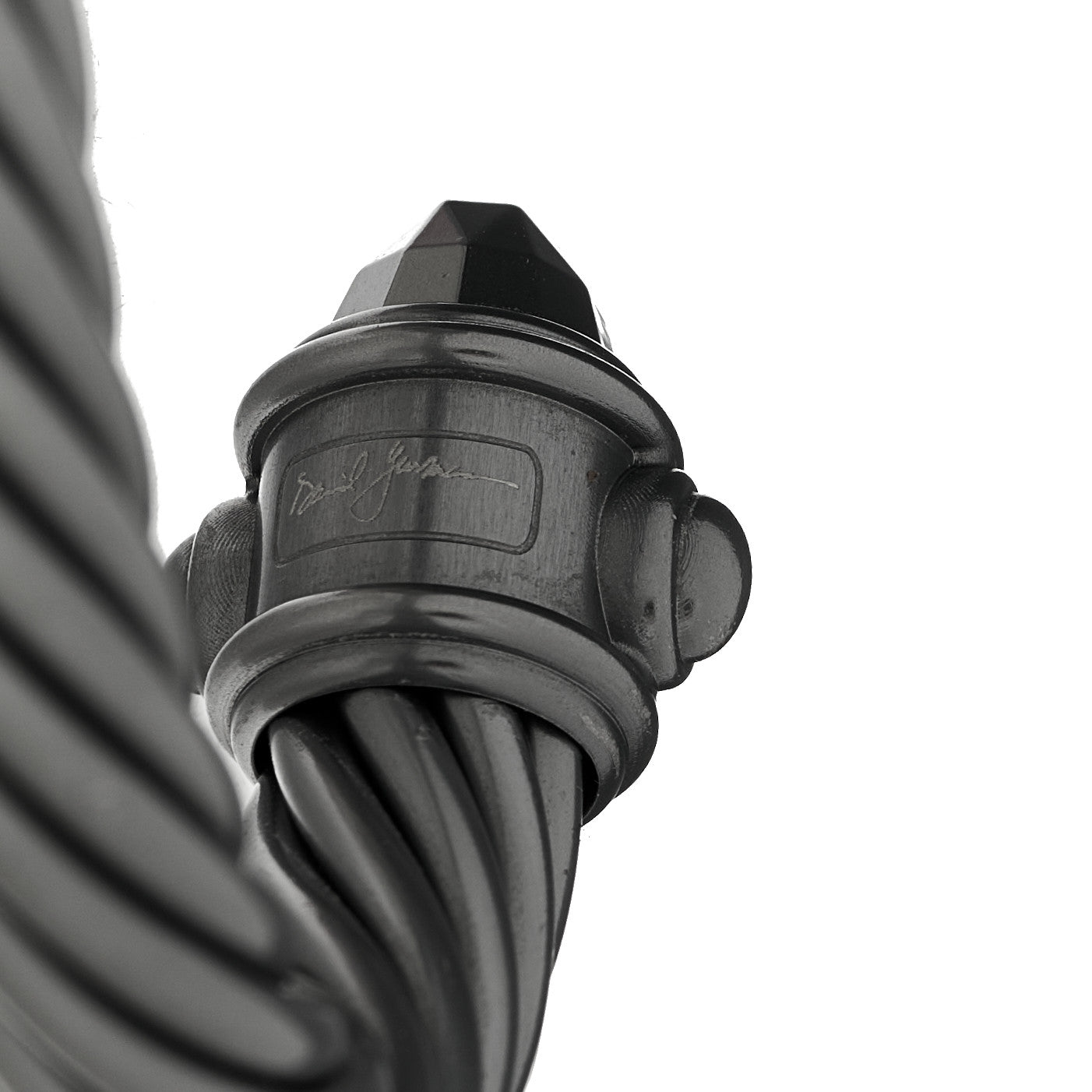Aluminum 10mm Cable Renaissance Bracelet Grey