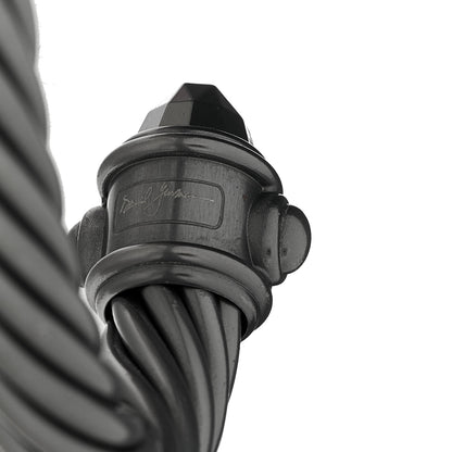 David Yurman Aluminum 10mm Cable Renaissance Bracelet Grey 4 of 4