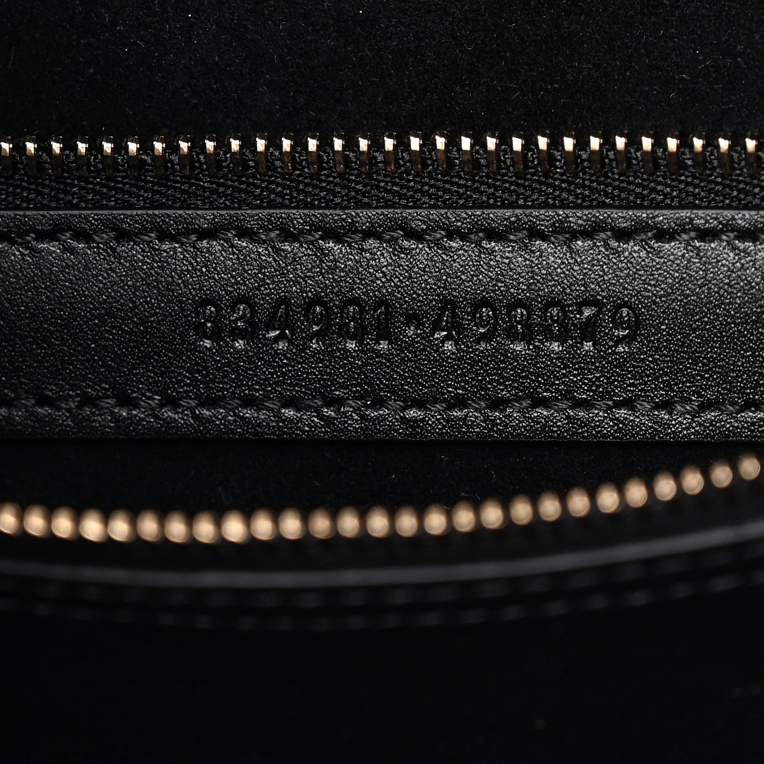 Gucci GG Calfskin Embossed B Medium Shoulder Bag Arabella Black 7 of 10