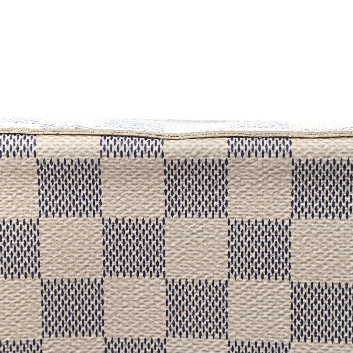 Damier Azur Pochette Felicie Chain Wallet Rose Ballerine