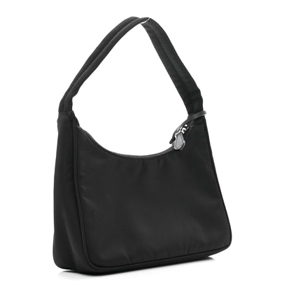 Prada Tessuto Nylon Mini Re-Edition 2000 Bag Black 3 of 9