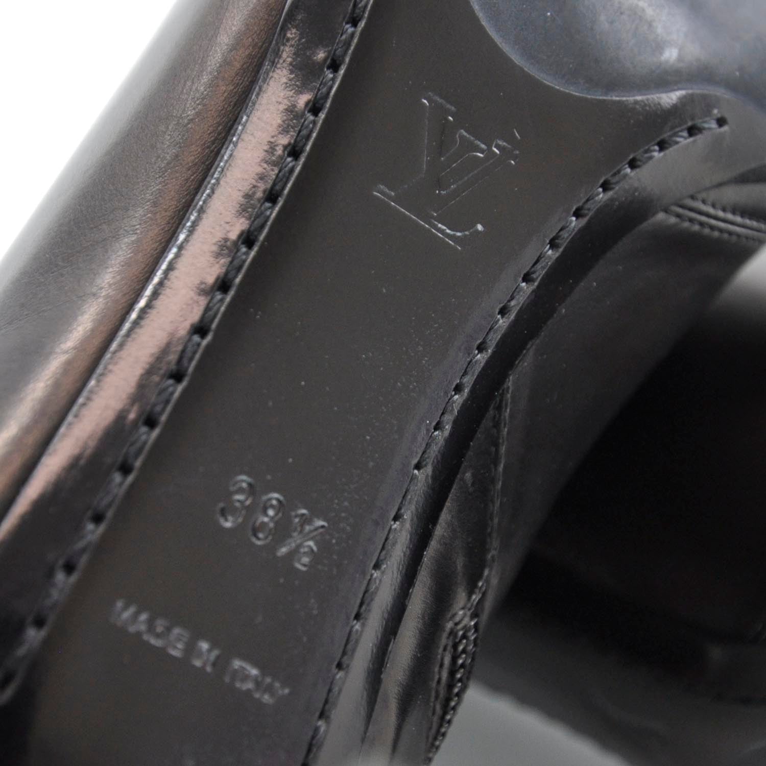 Louis Vuitton Leather Ankle Boots Black 38.5 8 of 8