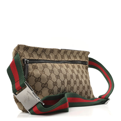 Gucci Monogram Web Belt Bag Dark Brown 3 of 10