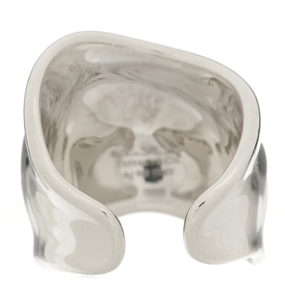 Tiffany Sterling Silver Elsa Peretti Bone Ring 49 4.75 3 of 4