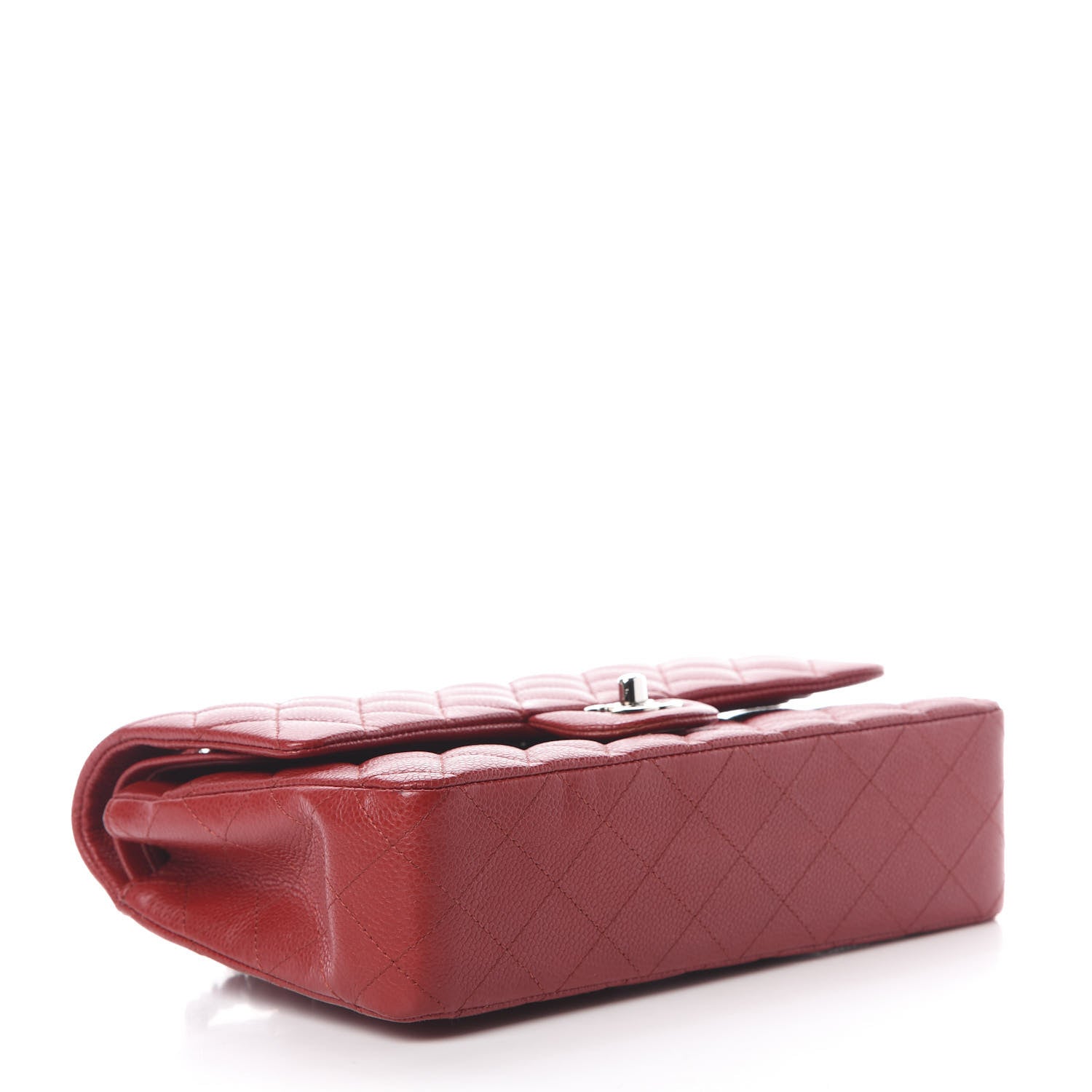 Chanel Caviar Quilted Medium Double Flap Red 4 of 12