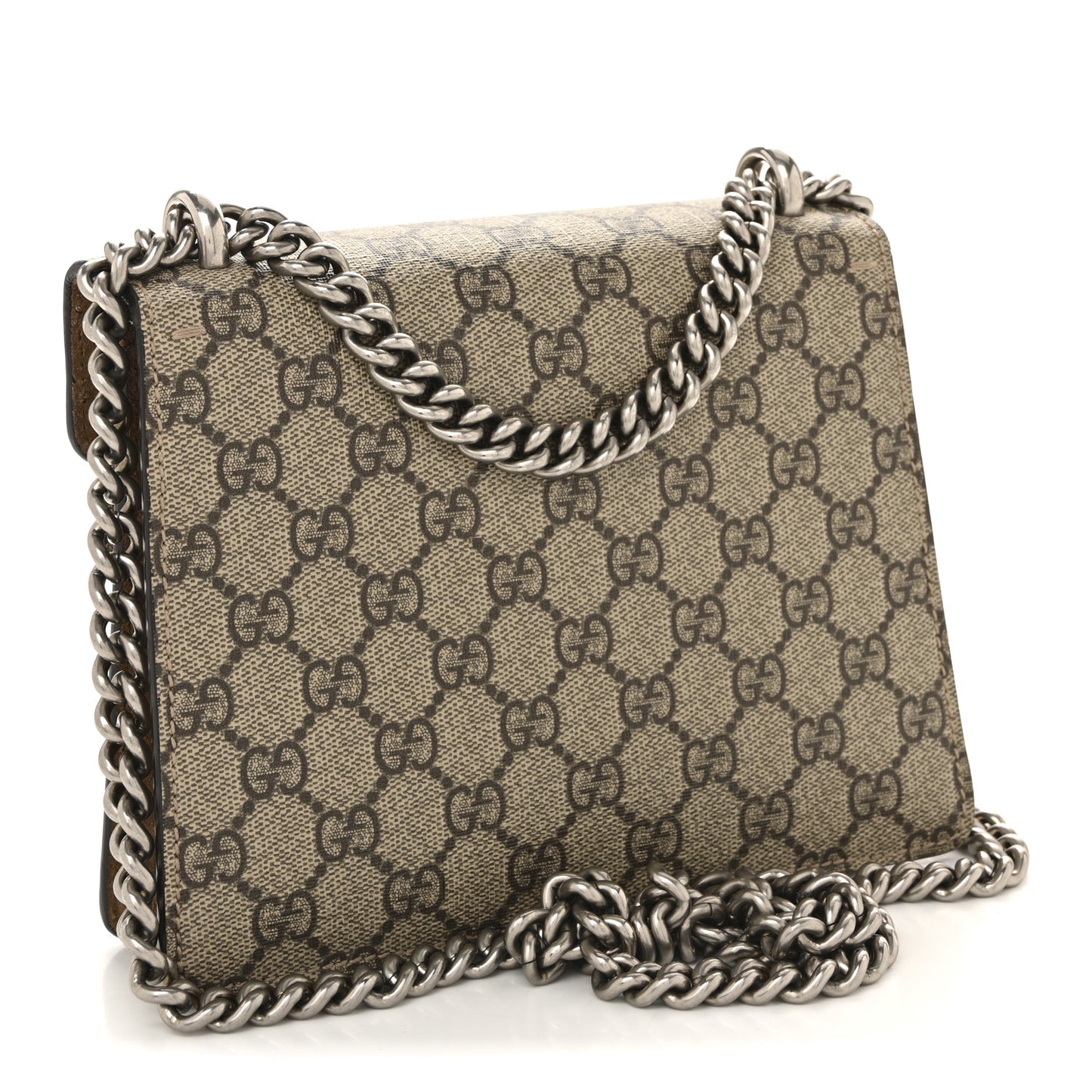 GG Supreme Monogram Mini Dionysus Shoulder Bag Taupe