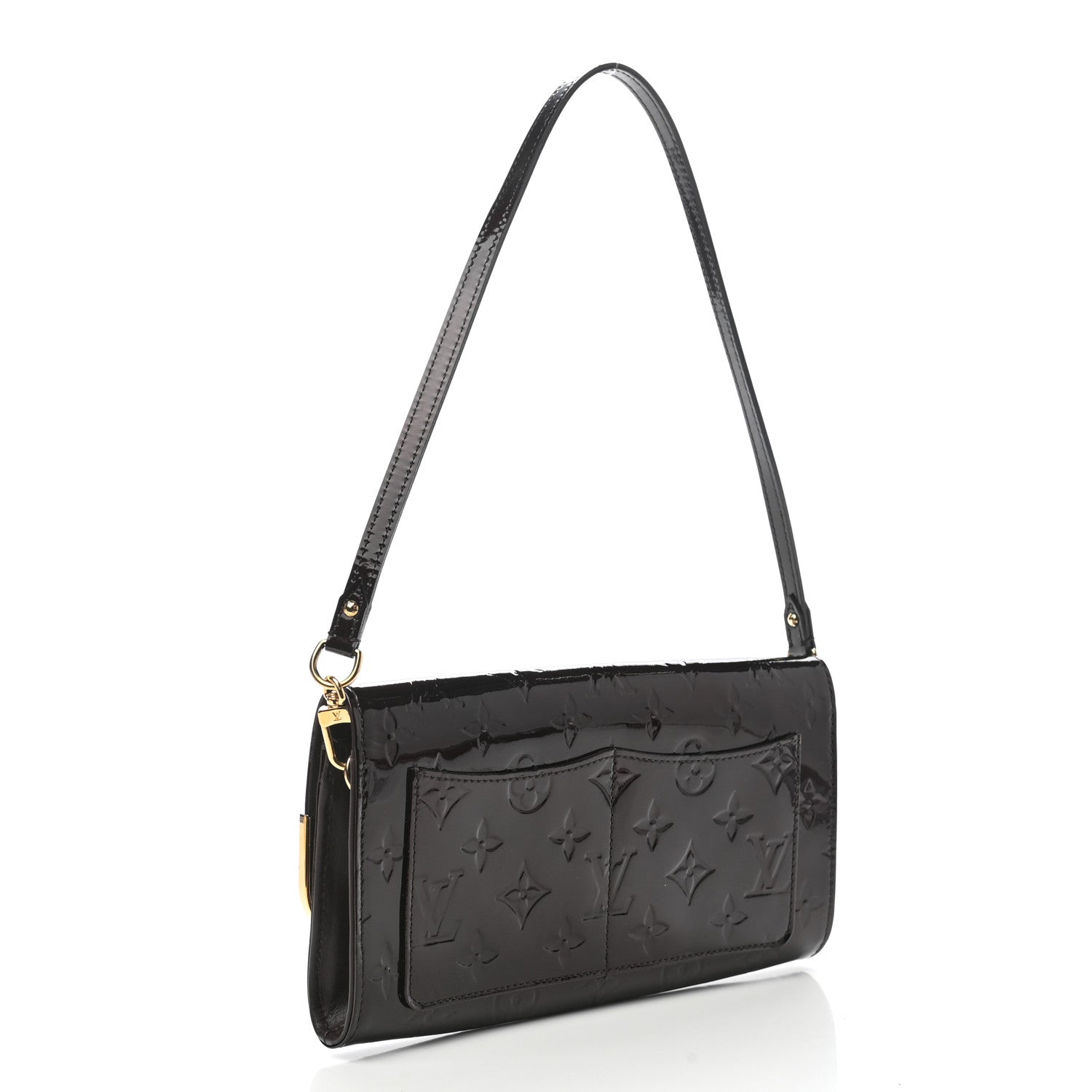 Louis Vuitton Vernis Rossmore MM Amarante 3 of 7