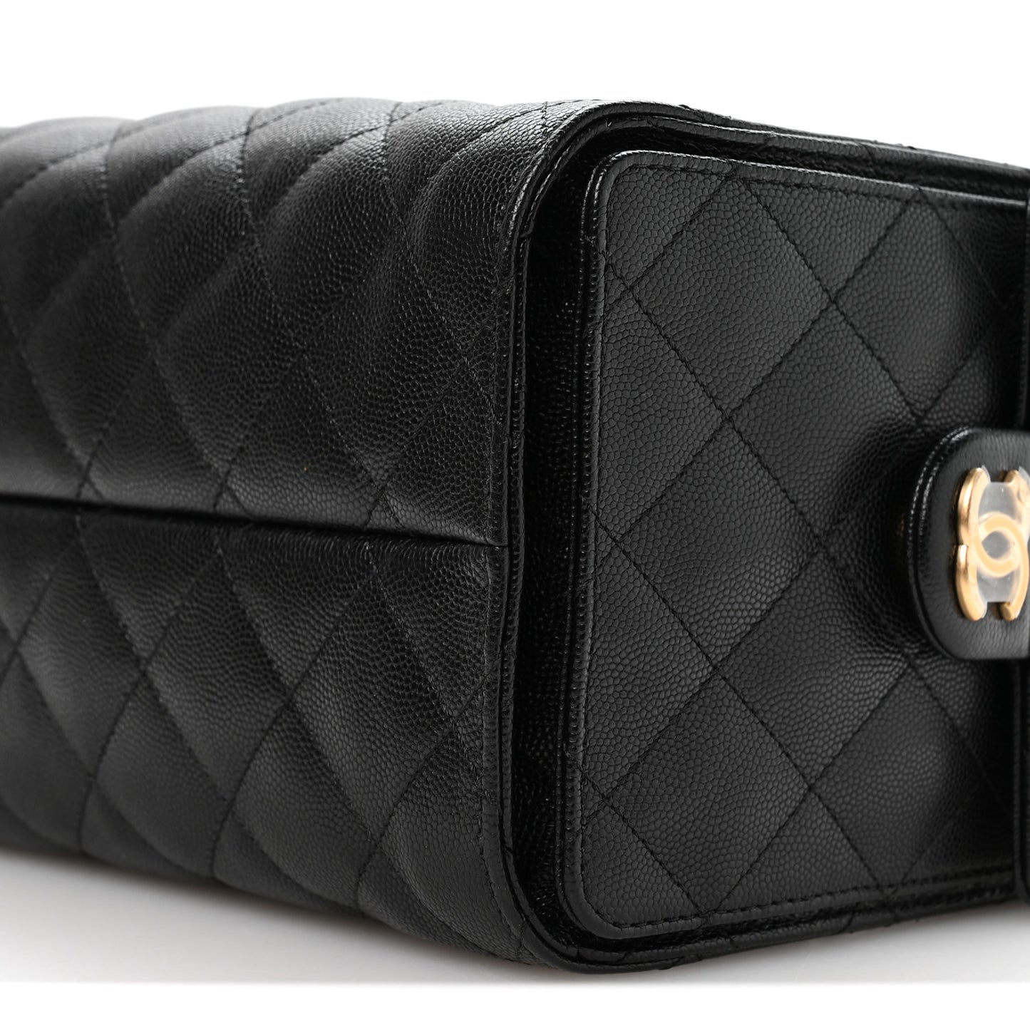 Caviar Quilted Small Chanel 25 Handbag Black