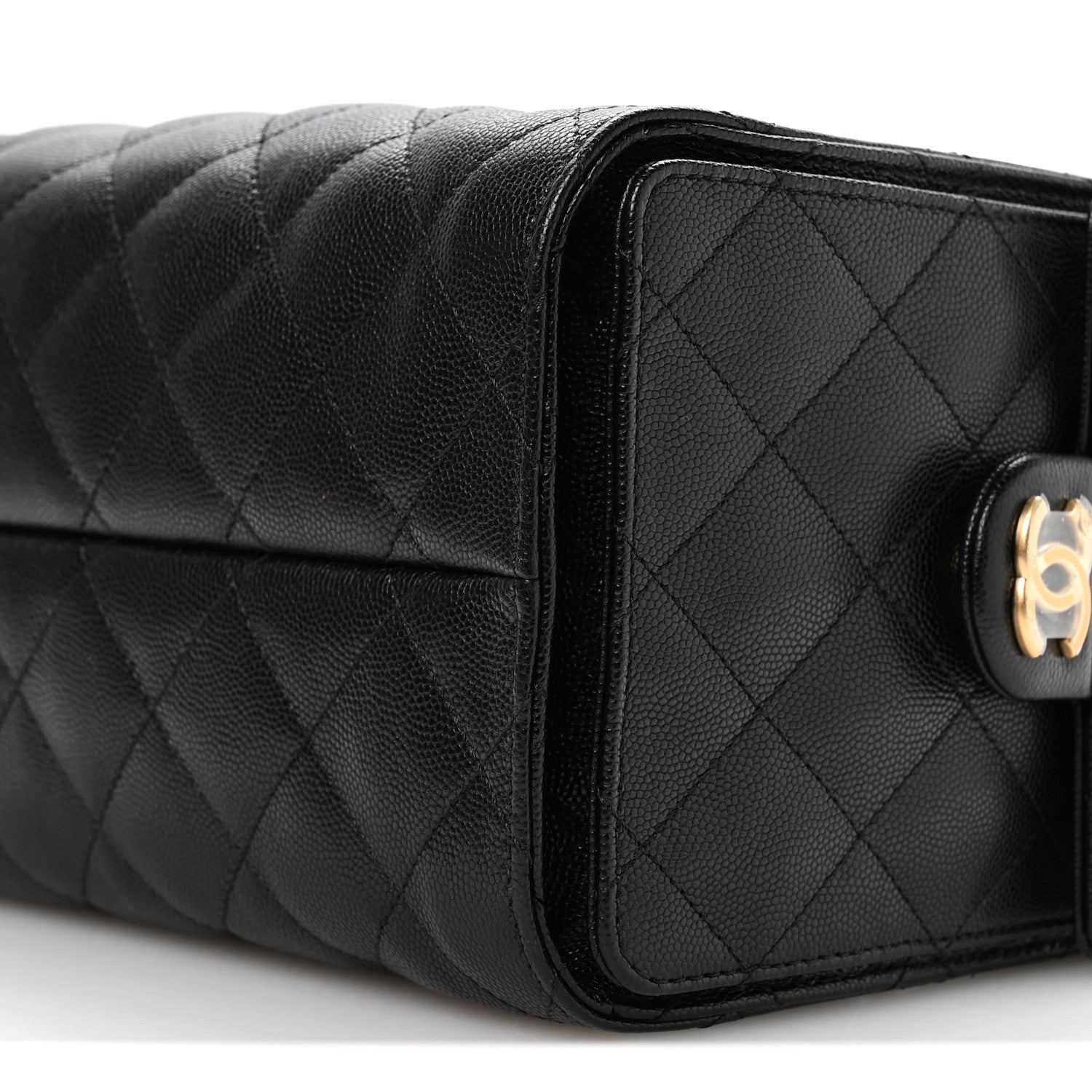 Chanel Caviar Quilted Small Chanel 25 Handbag Black 10 of 10