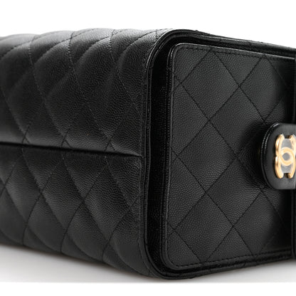 Chanel Caviar Quilted Small Chanel 25 Handbag Black 10 of 10