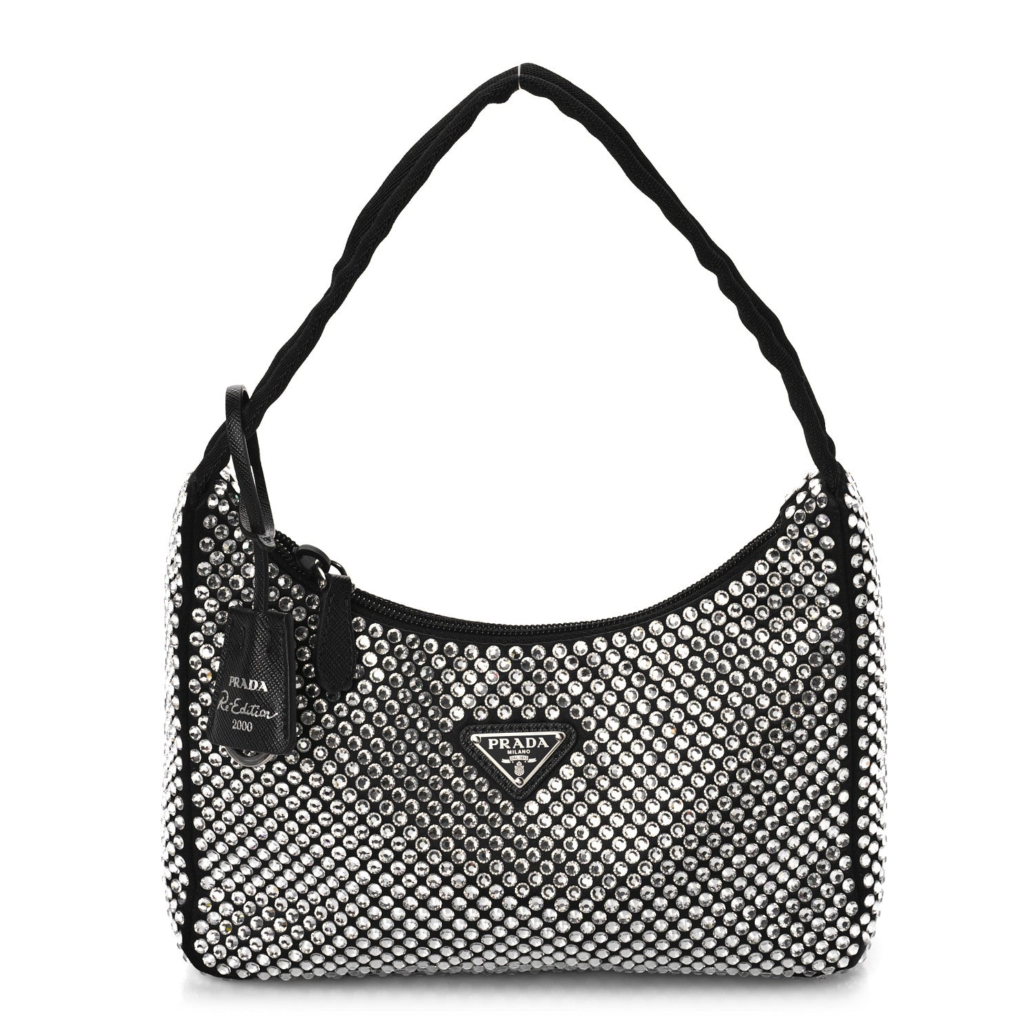 Prada Satin Crystal Mini Re-Edition 2000 Bag Cristal 1 of 9