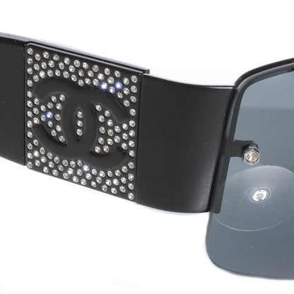 Chanel Crystal CC Logo Sunglasses 4117 B Black 3 of 6