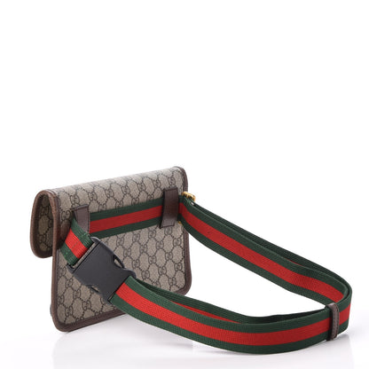 Gucci GG Supreme Monogram Neo Vintage Web Belt Bag Brown 3 of 8