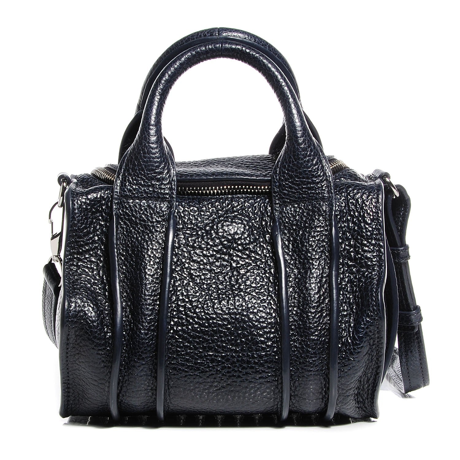 Alexander Wang Grained Lambskin Inside Out Rockie Ink 1 of 8