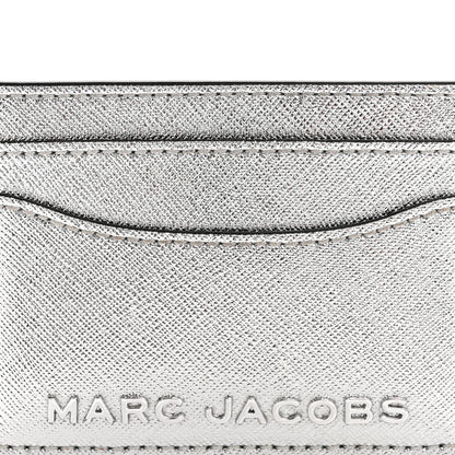 Marc Jacobs Metallic Saffiano Cardholder Silver 11 of 14