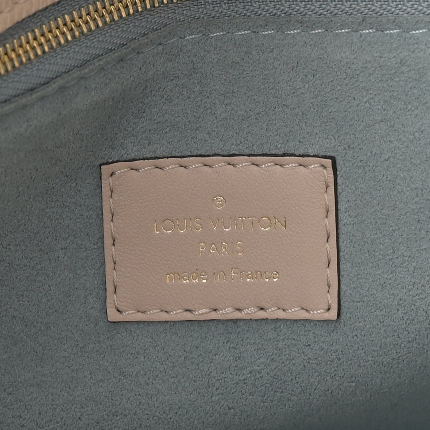 Calfskin Monogram On My Side MM Greige