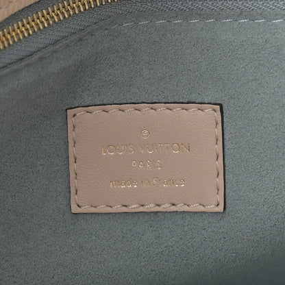 Louis Vuitton Calfskin Monogram On My Side MM Greige 6 of 9