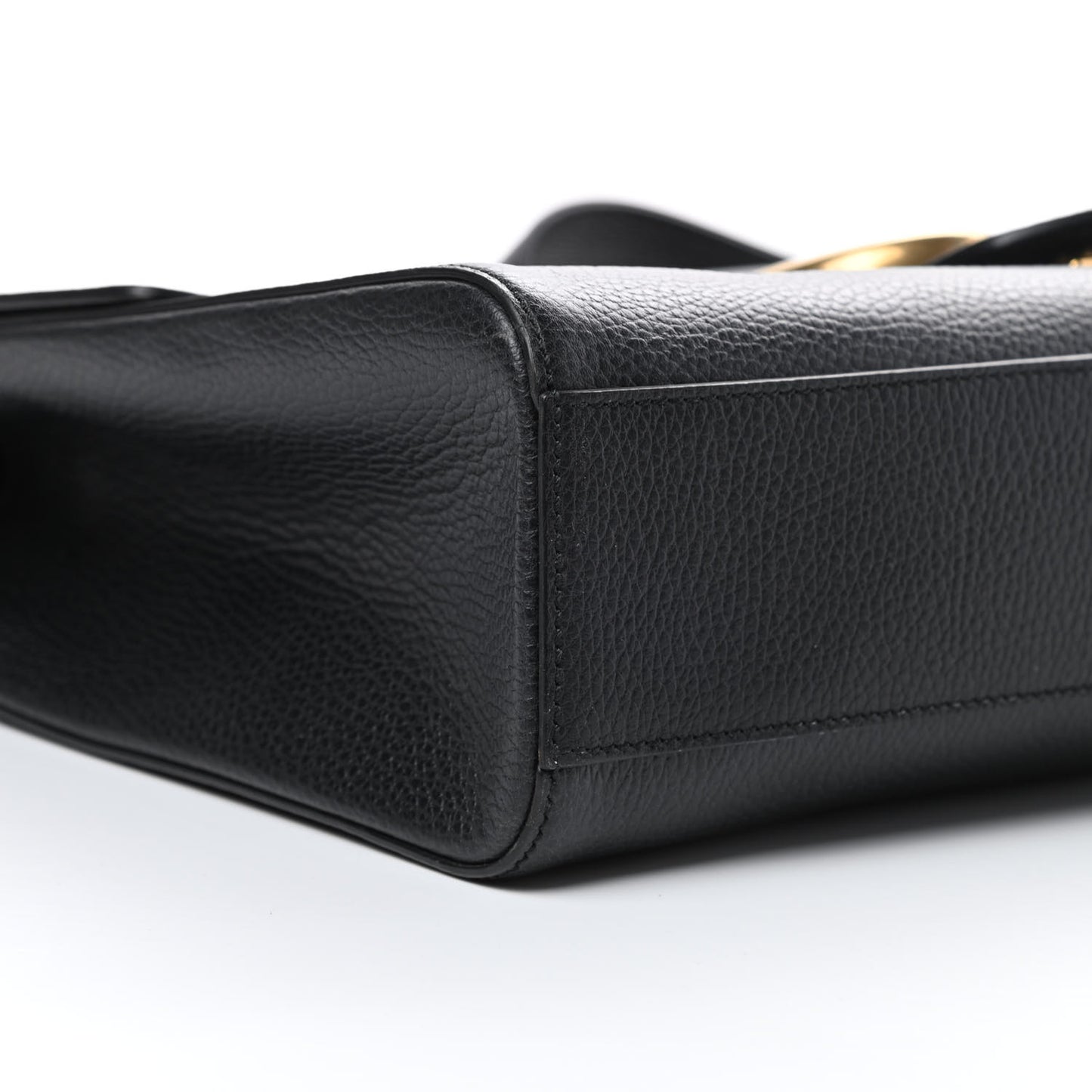 Calfskin GG Marmont Messenger Bag Black