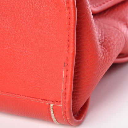 Balenciaga Supple Grained Calfskin Classic Silver Hardware Highlight City Rouge Fraise 13 of 16
