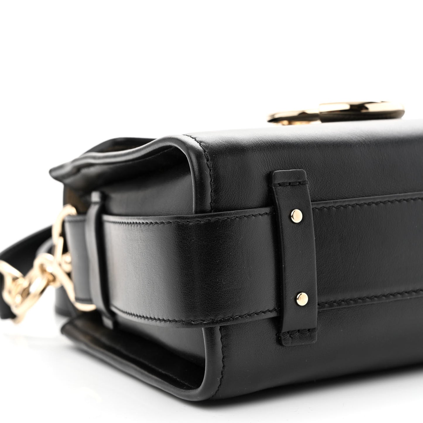 Calfskin Mini Tess Day Bag Black