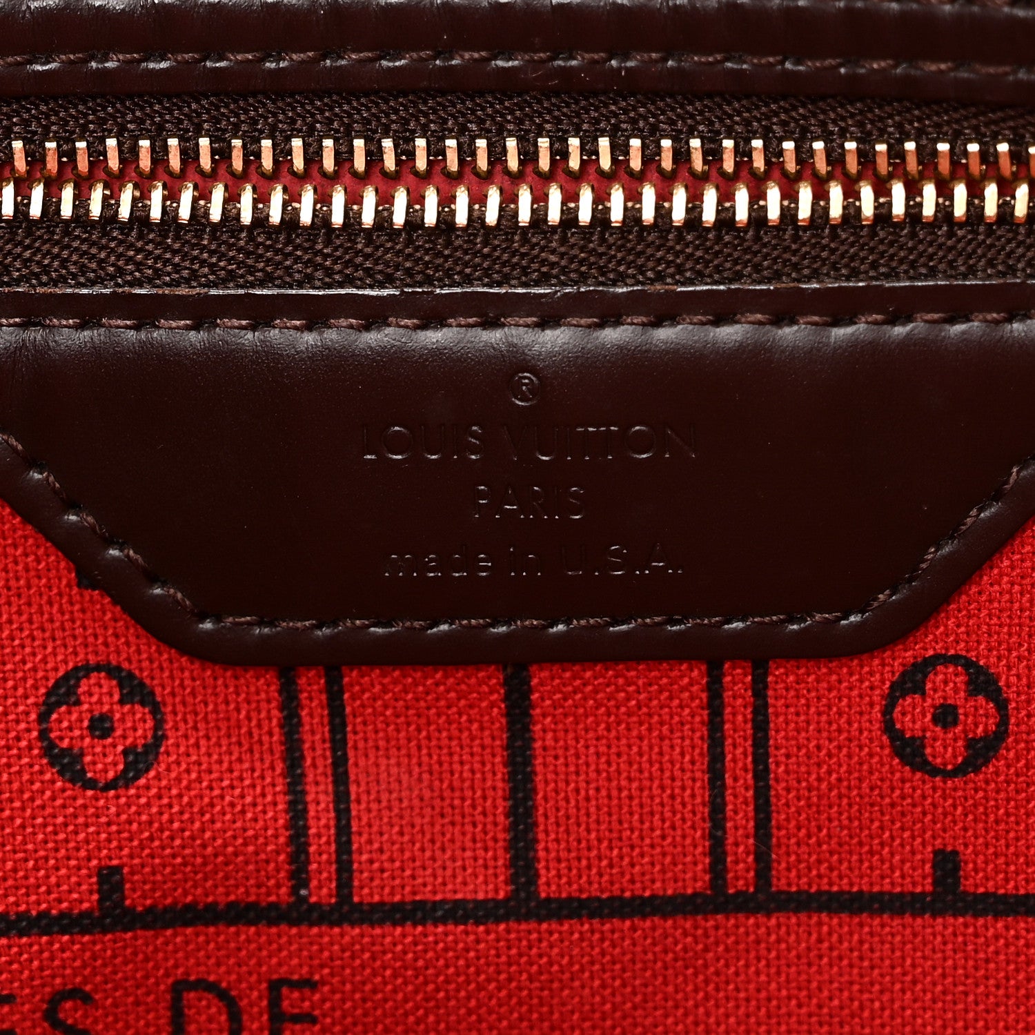 Louis Vuitton Damier Ebene Neverfull MM 6 of 10
