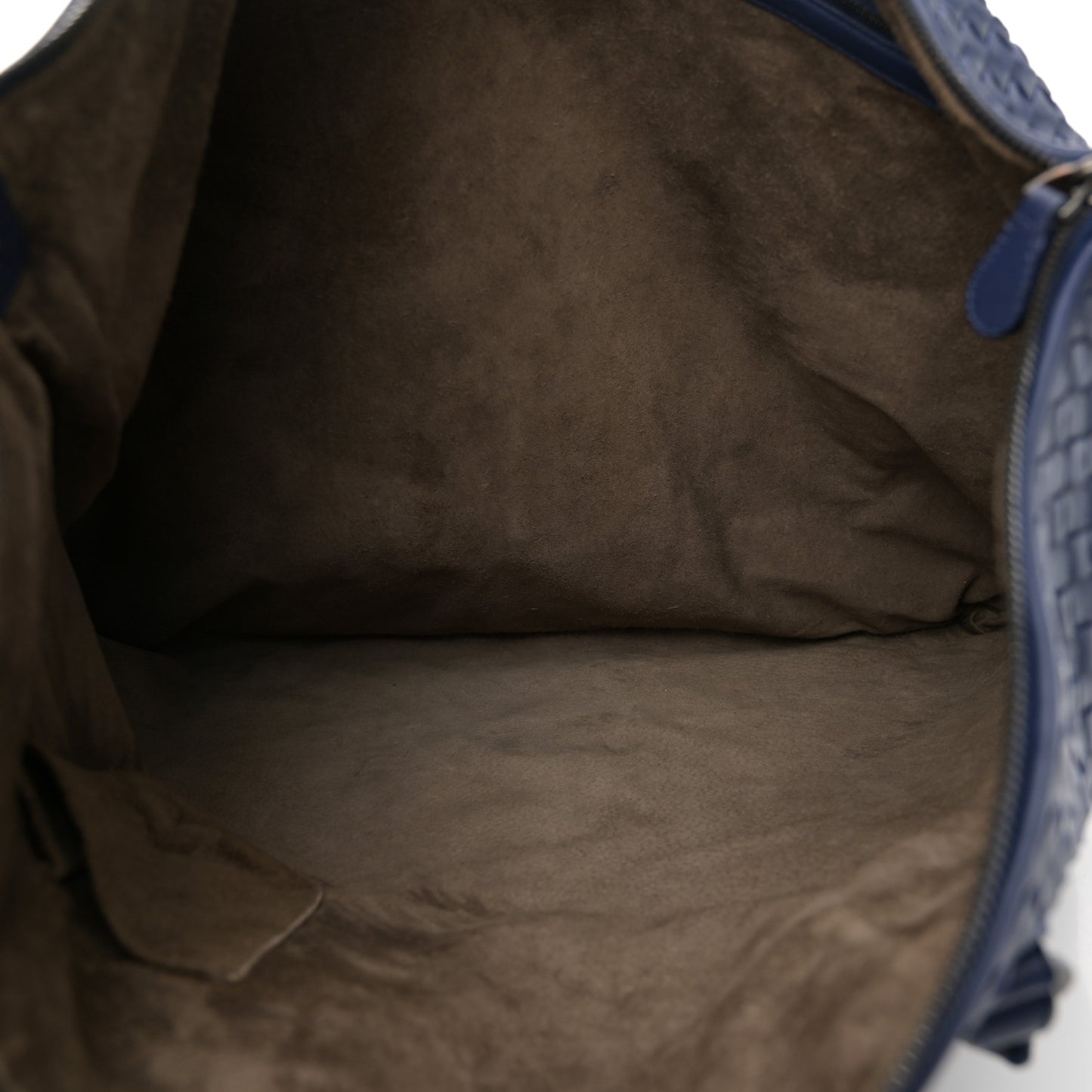 Nappa Intrecciato Maxi Convertible Tote Baltic Blue