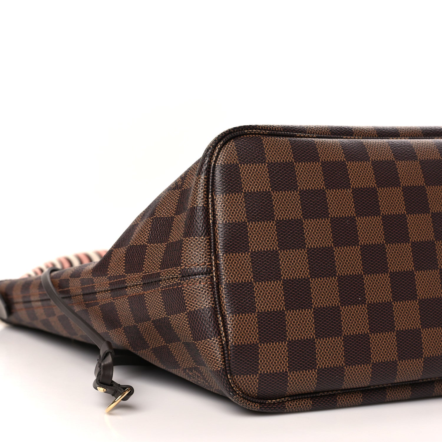 Louis Vuitton Damier Ebene Braided Neverfull MM Pink 8 of 9