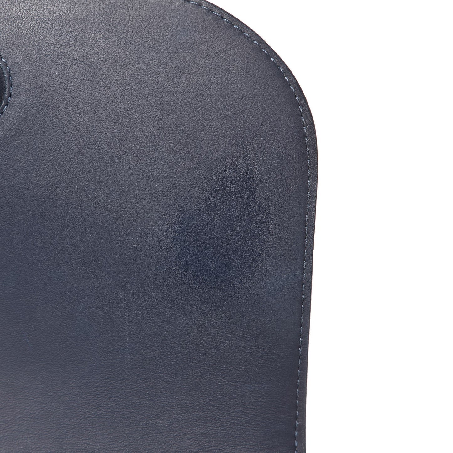 Calfskin Flap Crossbody Bag Blu