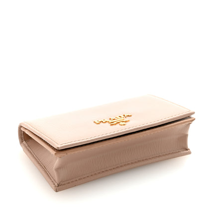 Prada Vitello Move Business Card Holder Cipria 4 of 6