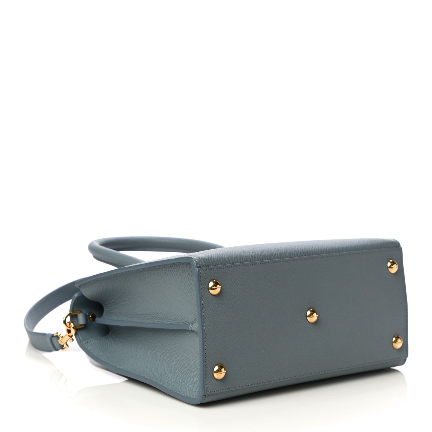 Grained Calfskin Medium St. Honore Tote Cloud Blue