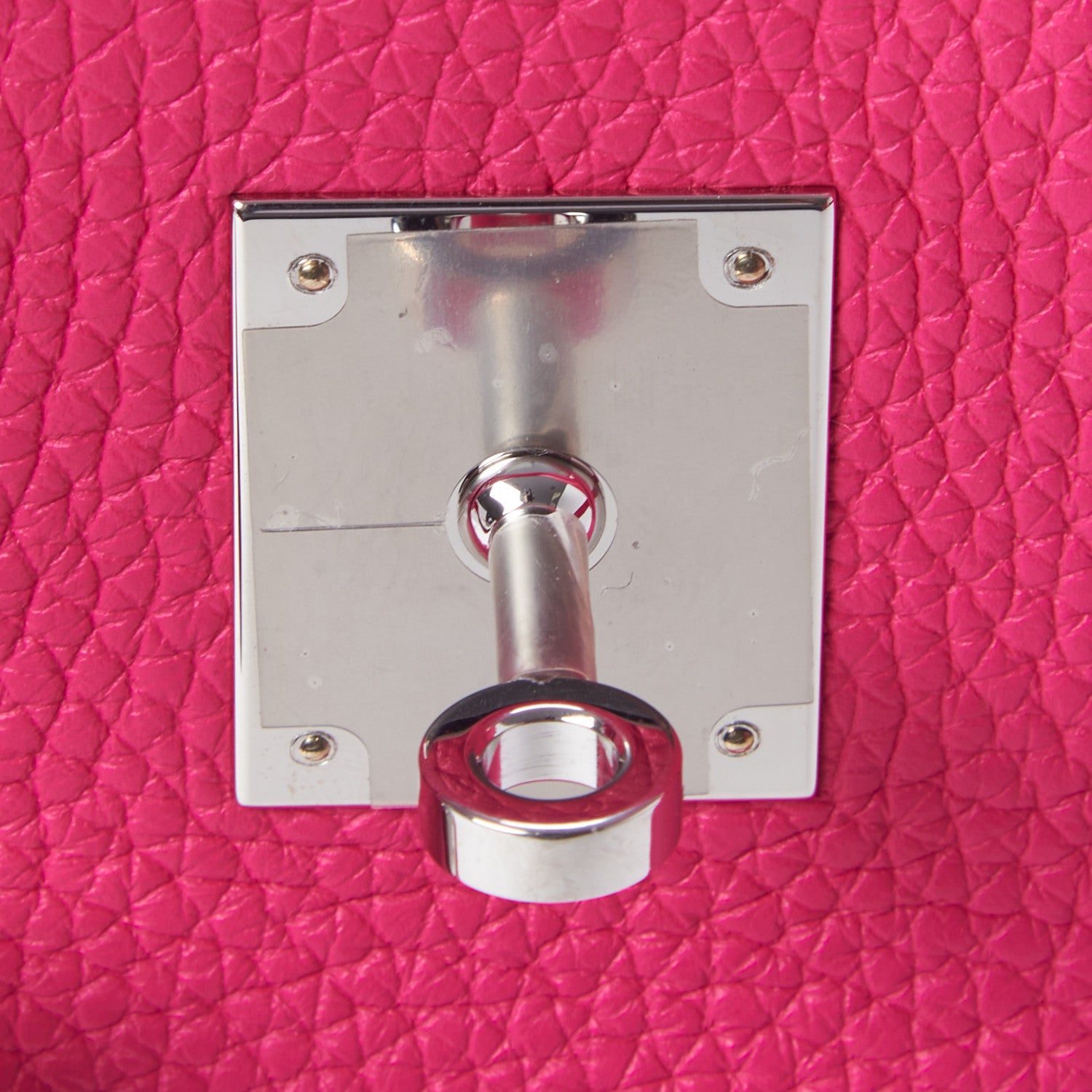 Hermes Taurillon Clemence Birkin 30 Rose Shocking 15 of 31