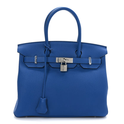 Hermes Togo Birkin 30 Bleu France 1 of 12