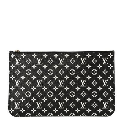Louis Vuitton Monogram Giant Jungle Neverfull MM GM Pochette Black 1 of 12