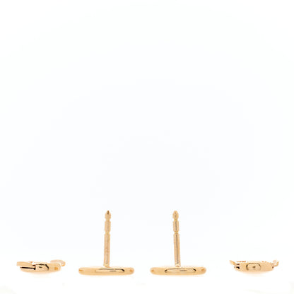 Hermes 18K Rose Gold TPM Farandole Stud Earrings 2 of 3